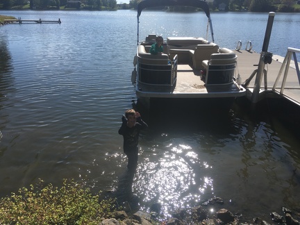 Beautiful Fall Day - Jump in the Lake Fully Clothed1